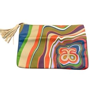 ARBONNE Clutch‎ Treasures of the Rainforest Handbag Colorful Vegan Boho NWOT